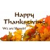 8 1/2 x 11 Happy Thanksgiving Scroll Plaques 8 1/2 x 11 Happy Thanksgiving Scroll Plaques